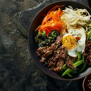 Cozinha Coreana<br> Preparos Emblemáticos<br> Bulgogui, Bimbibap e Japchae