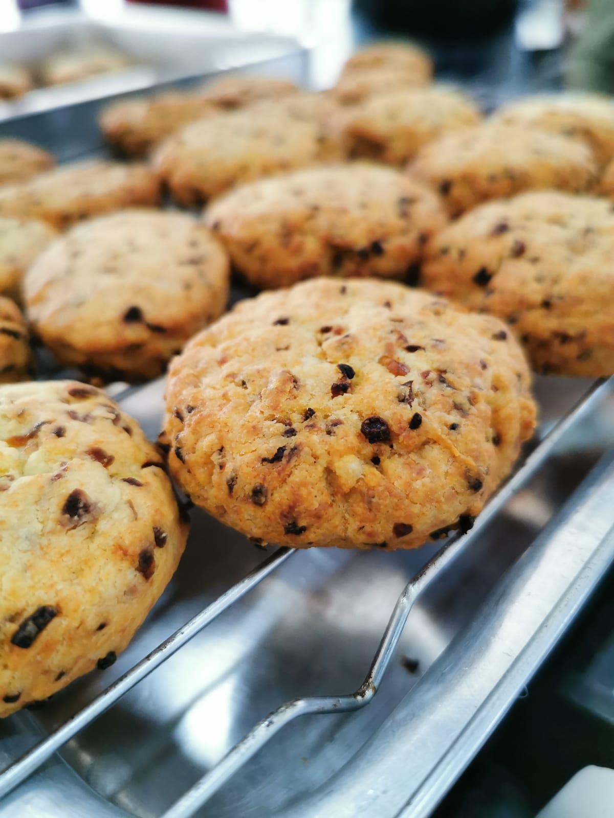 COOKIES<BR>SALGADOS E DOCES<br> Gergelim e flor de sal<br> Cebola e parmesão<br> Tradicional <br> Blueberry, laranja e coentreau